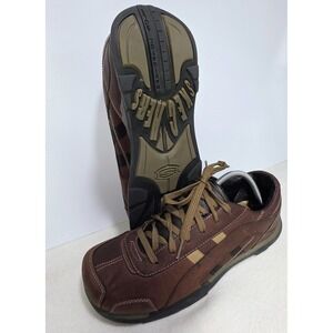 Skechers Shoes Mens 10 Sneakers Casual Dress Brown Leather LIMITED USE